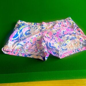 Vibrant Pink and Blue Women's Shorts
